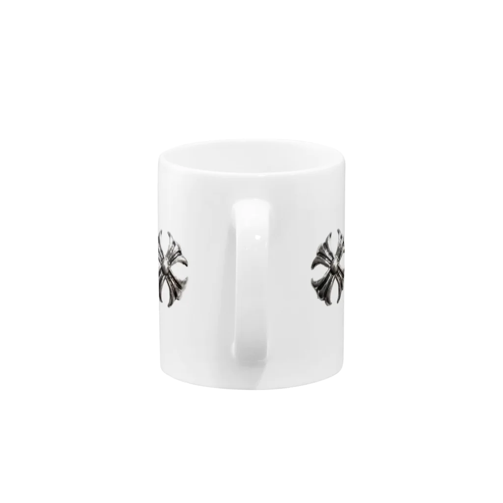 💜Salon de Lucia💜のGreek Crosses Teddy - monochrome Mug :handle