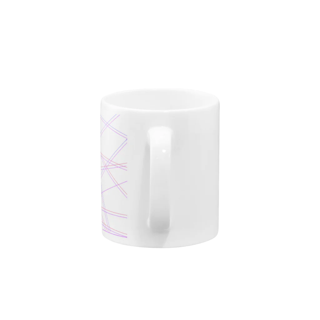 R mamaのラインライン2 Mug :handle