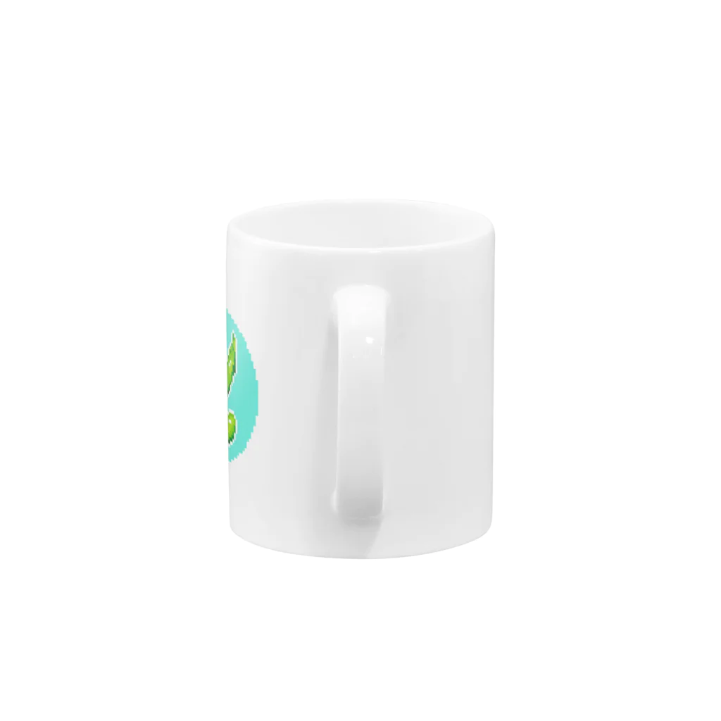 KYO925のドット絵えだまめ Mug :handle