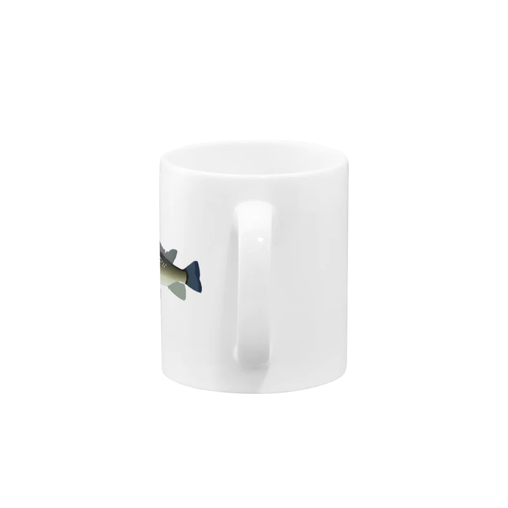 MOBのブラックバス Mug :handle