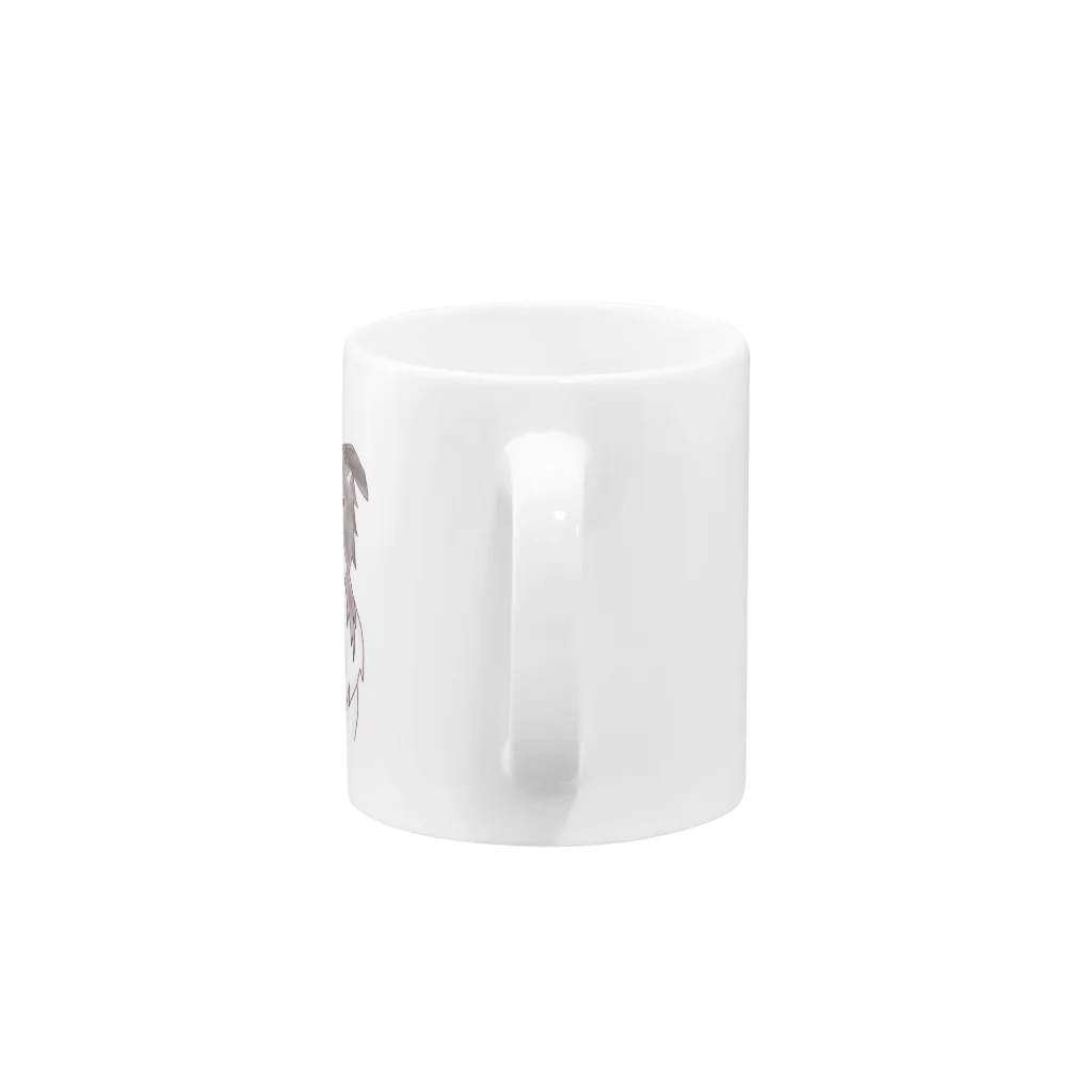 aqu_a(ｱｸｰｱ)のボーダーコリー Mug :handle