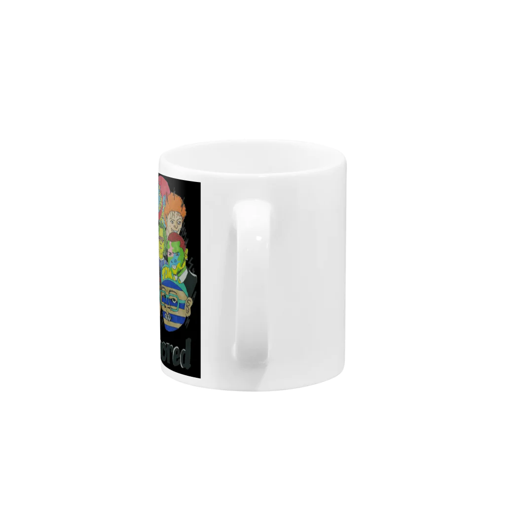 NBDのCelebrity back black Mug :handle