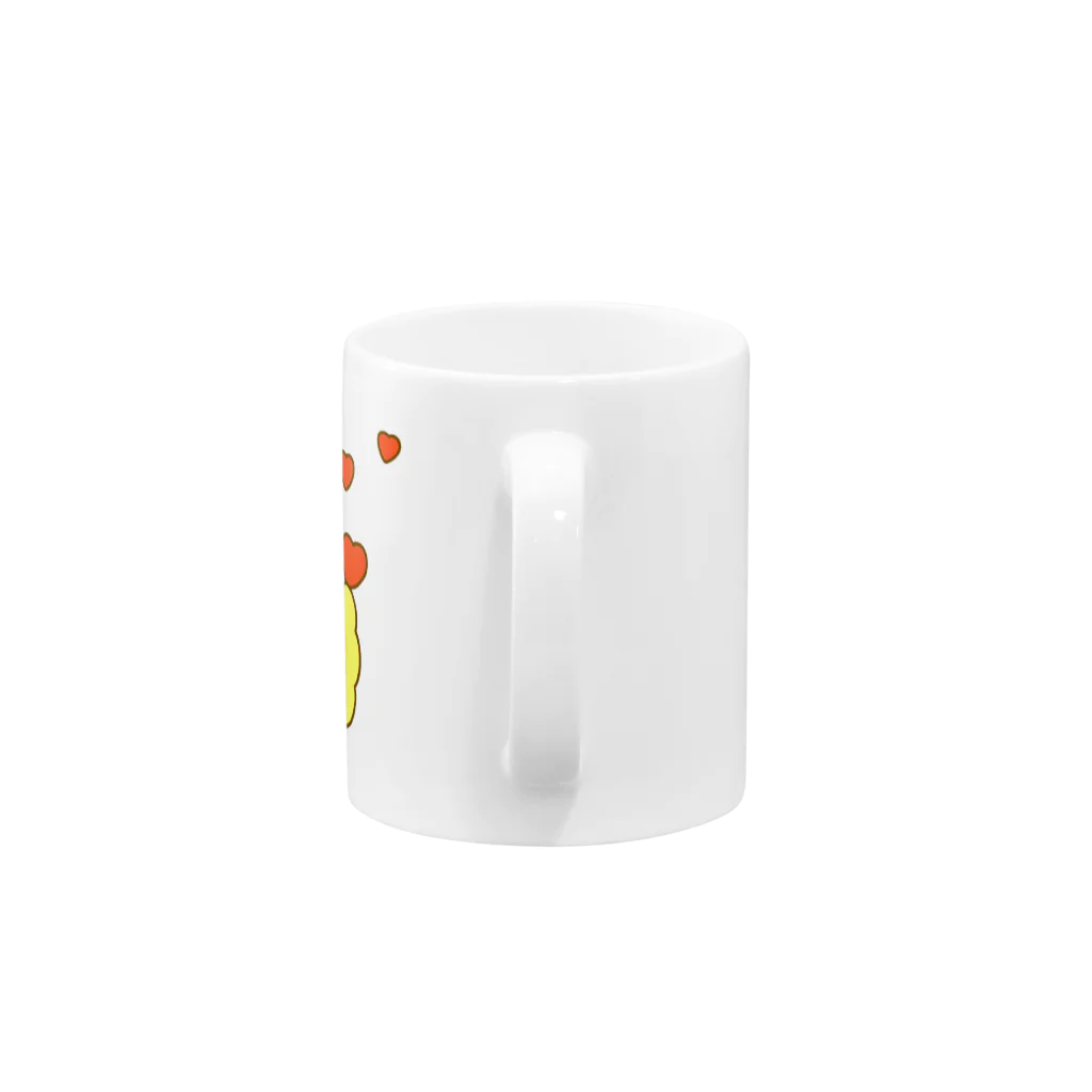 picopico @LINEスタンプのえび天　ハートのしっぽ Mug :handle