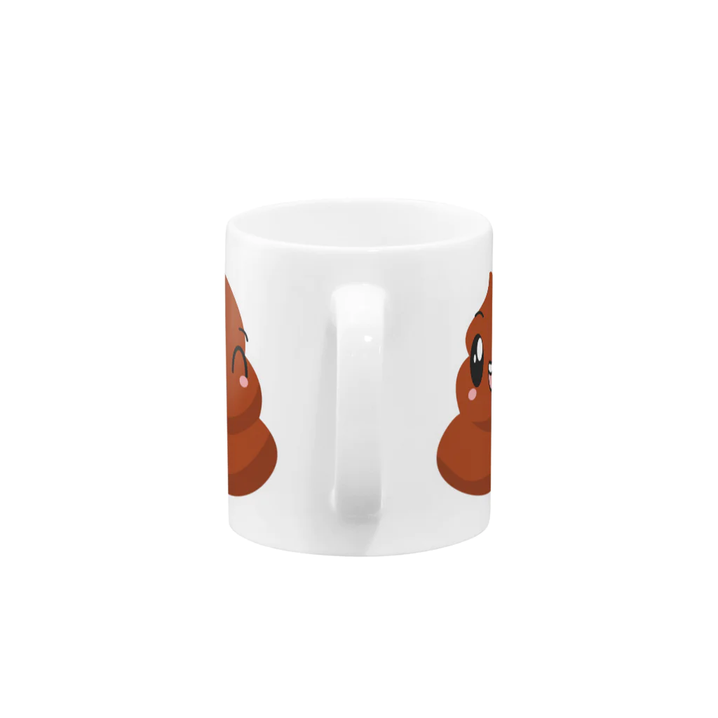 FoxFangのkawaii poop Mug :handle