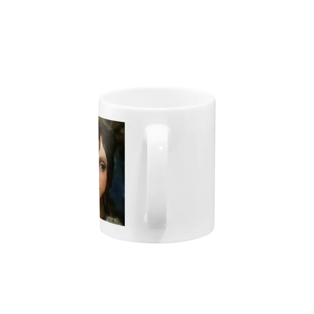 A-craftの ℳ.画伯 Mug :handle