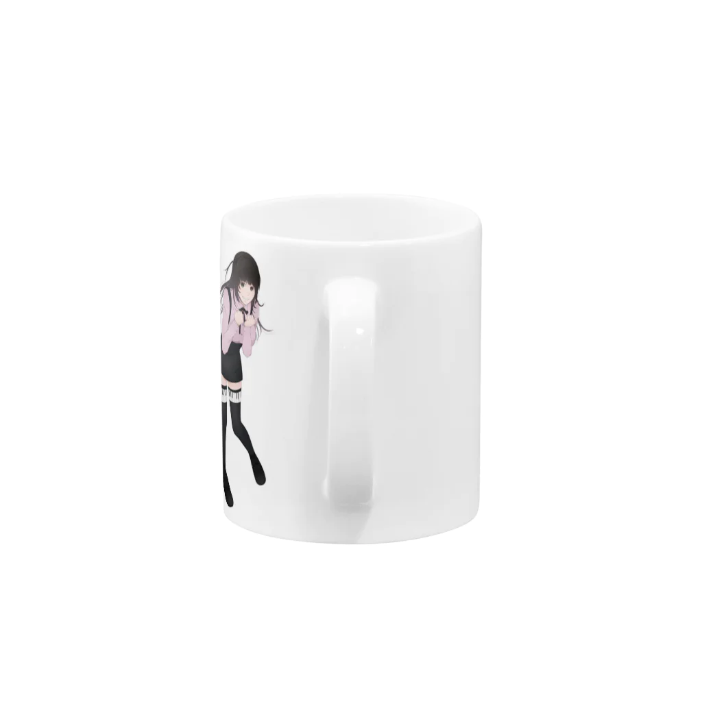 明日やりますのゆめかわ女子 Mug :handle