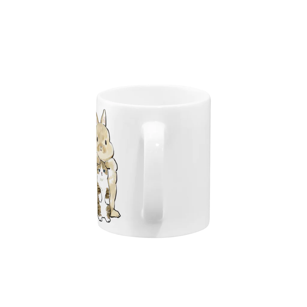 mofusandのちっこいねこ Mug :handle