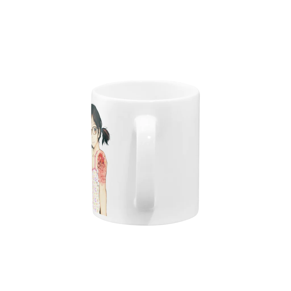 勉強堂本舗SUZURIのTATTOO途中マグ Mug :handle