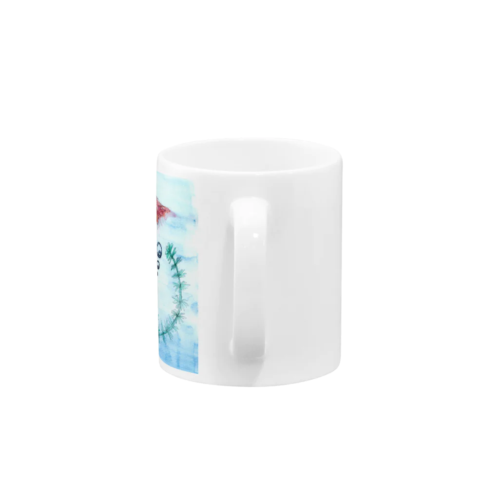 くろくまの真夏の同居人 Mug :handle