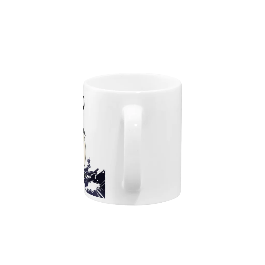 ぶらほわ店のROBOBO忍 Mug :handle