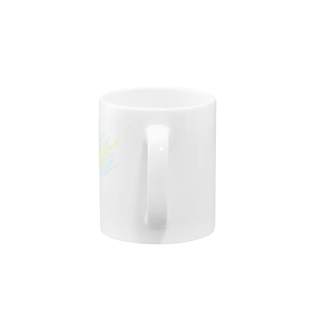 ばぶばぶのsummer color Mug :handle