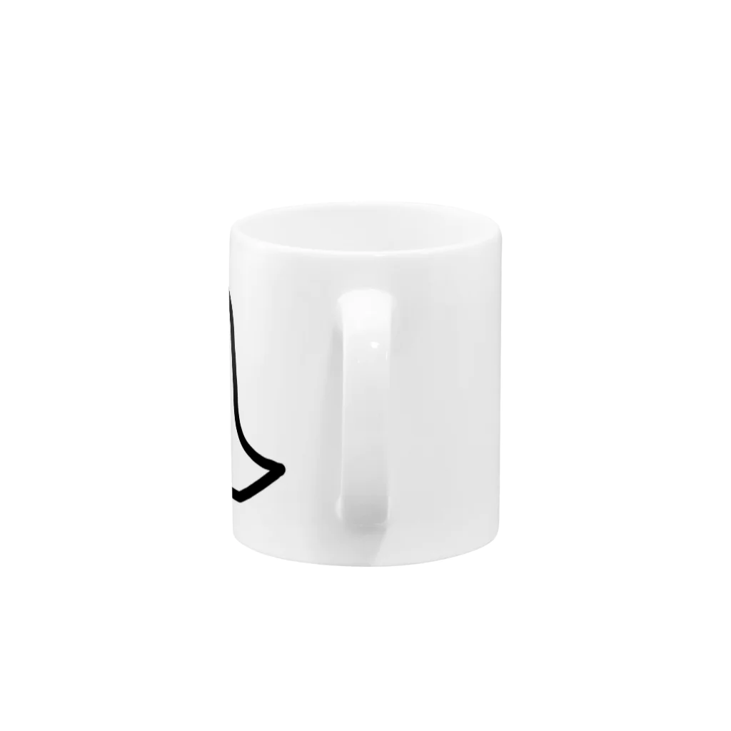 シンプルイスザ・ベストのおばけ Mug :handle