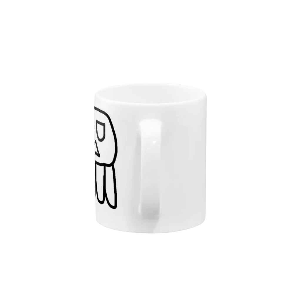 燻製料理の店 くらげ亭（海月亭）のくらげちゃん Mug :handle