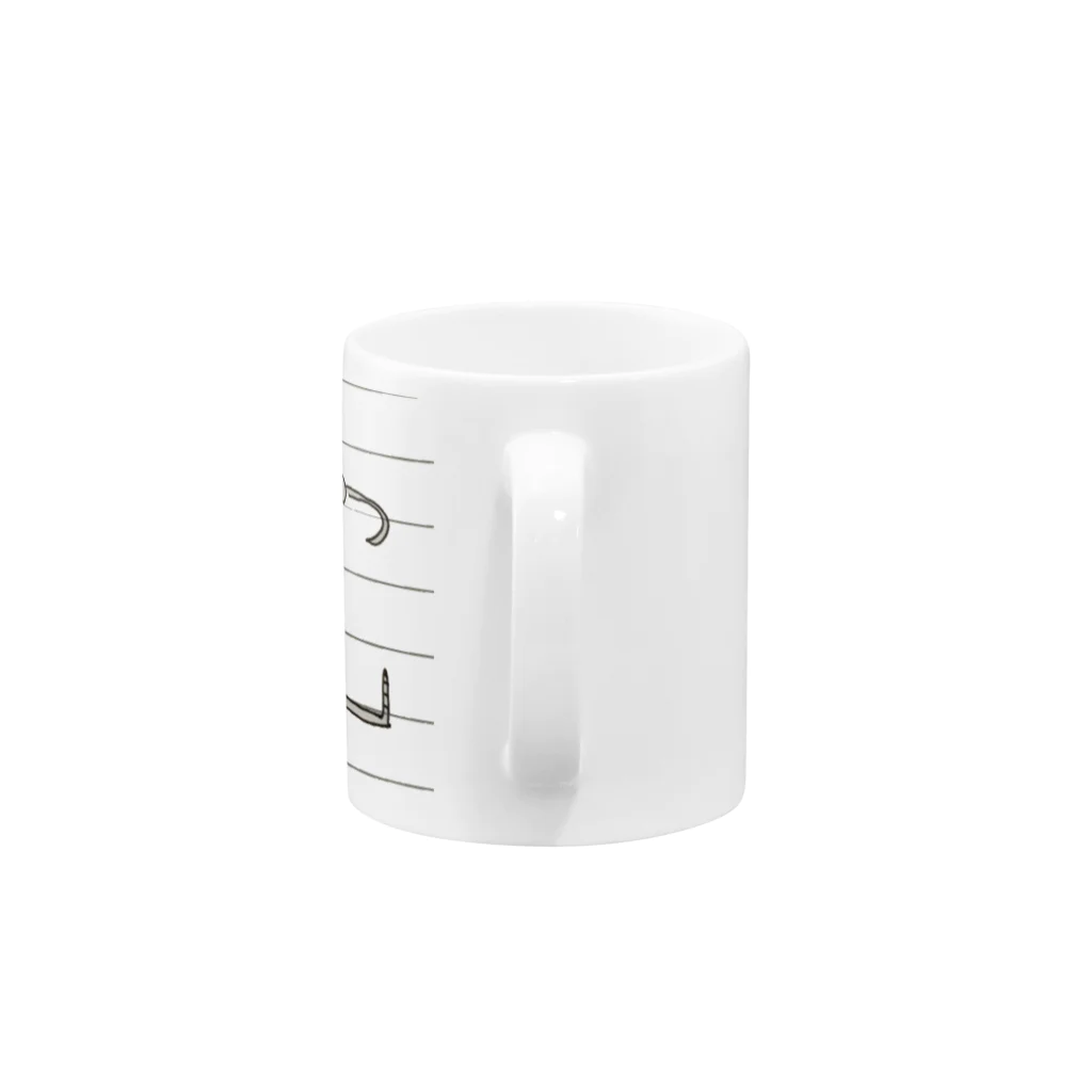 みいこの歯とスケーラ－とプロ－ブ Mug :handle