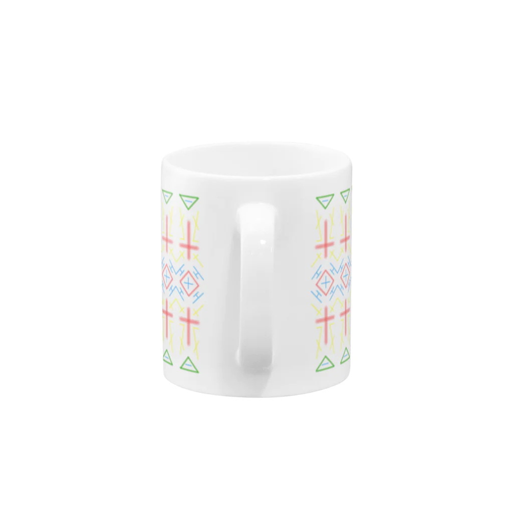 つめくさカップ店の帯電 Mug :handle