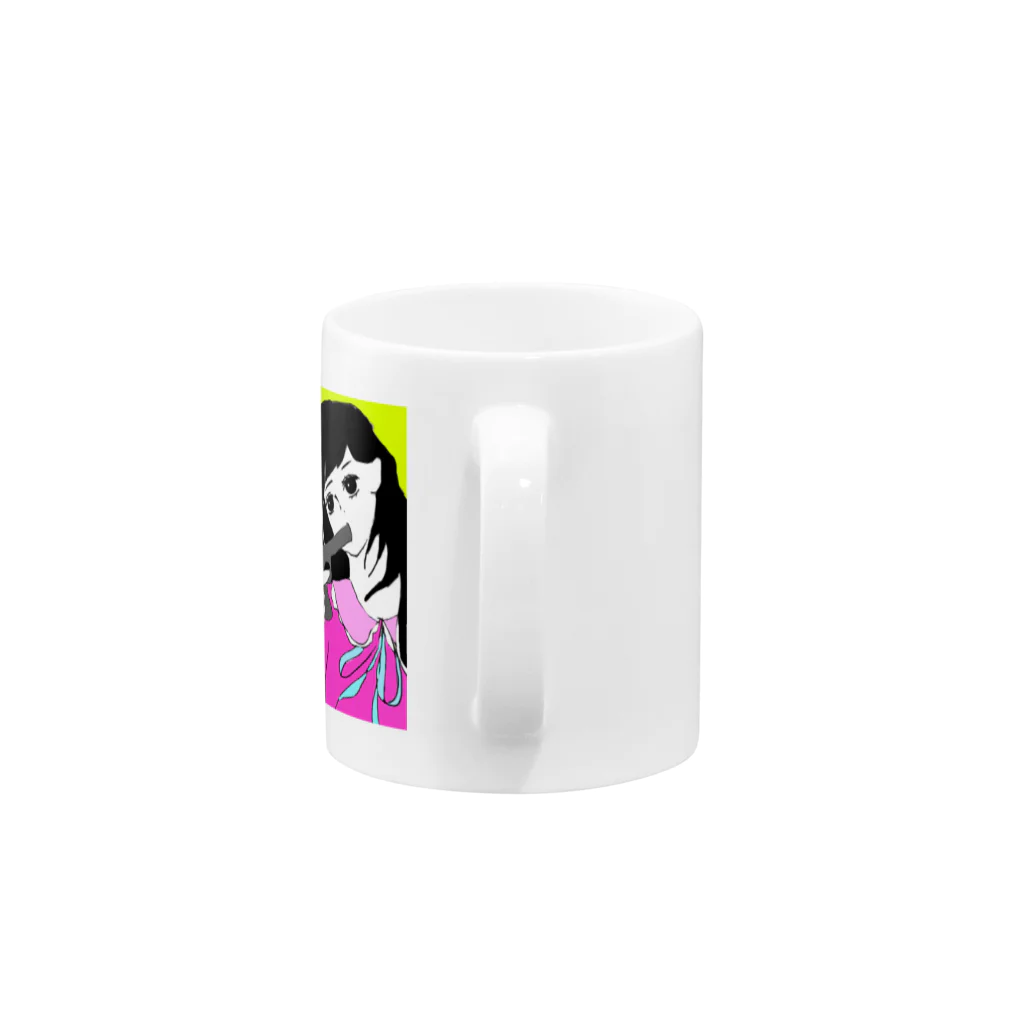 seinabasketballのずっきゅん Mug :handle