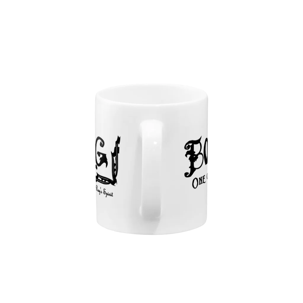 Ray's Spirit　レイズスピリットのBOOMERANG（BLACK） Mug :handle