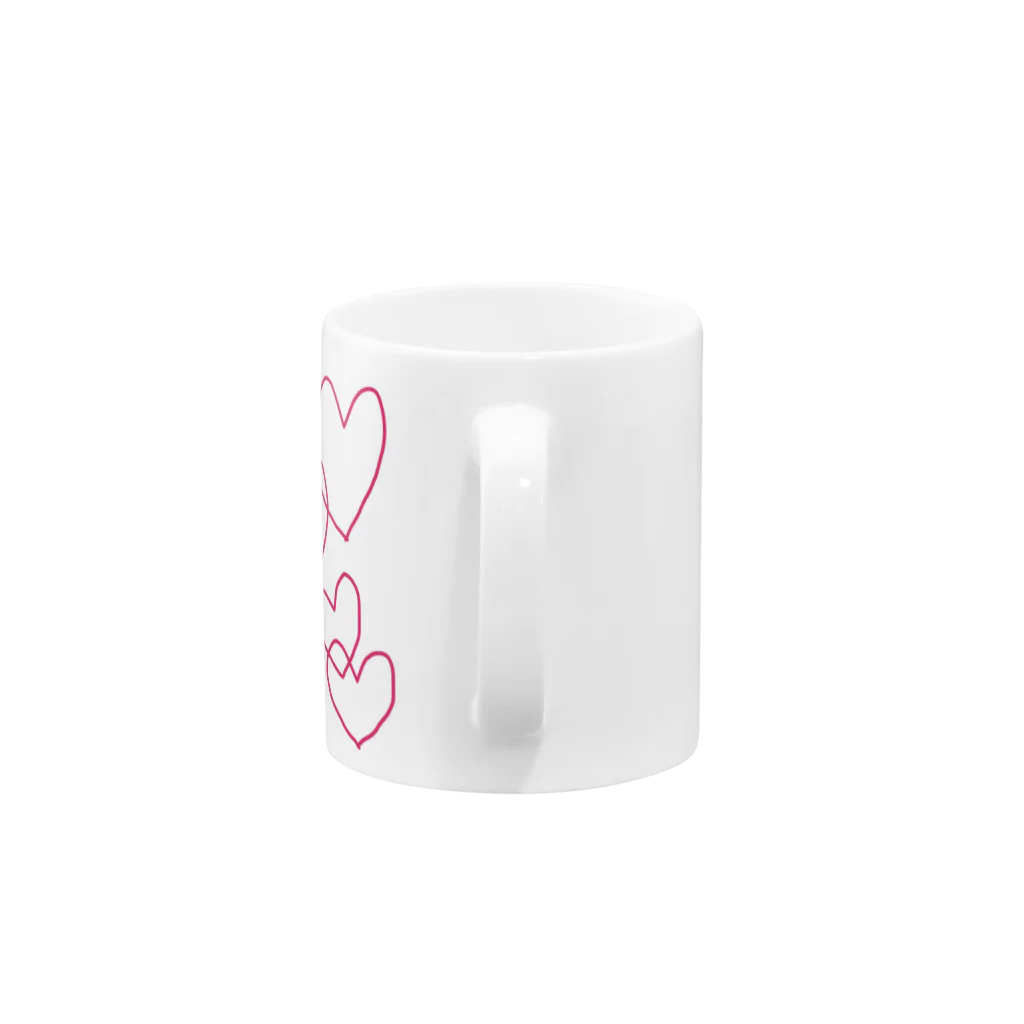 ☆ららくらら☆のHeart Mug :handle