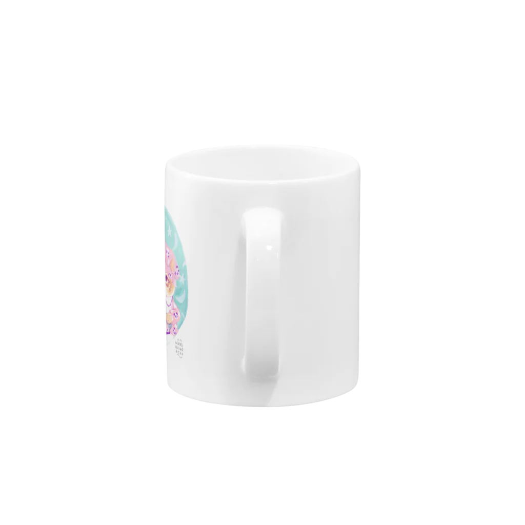 wokasinaiwoのおやすみの前に Mug :handle