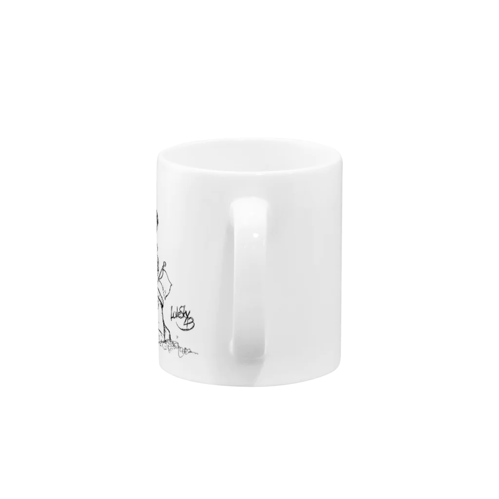 ルークの空のさぁ出航するよ Mug :handle