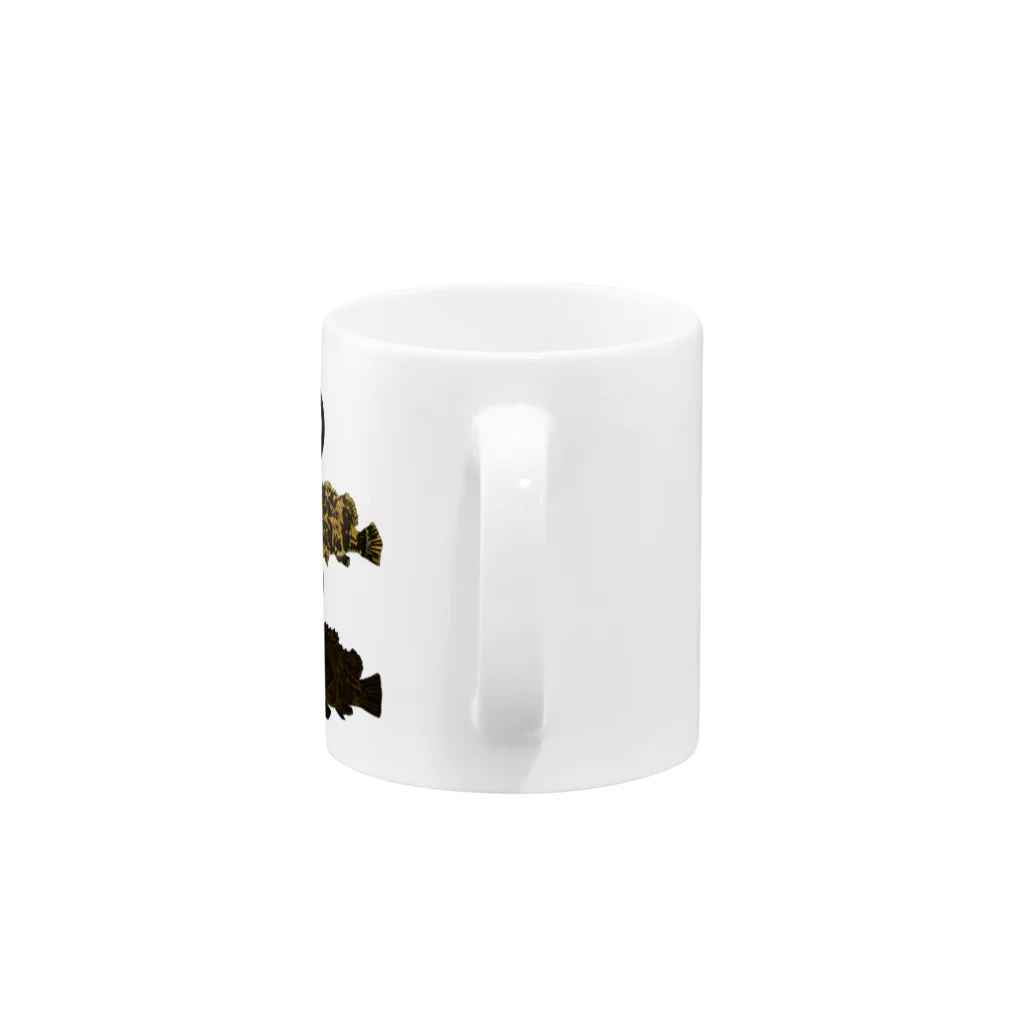 snaggedgorillaのrockfish Mug :handle