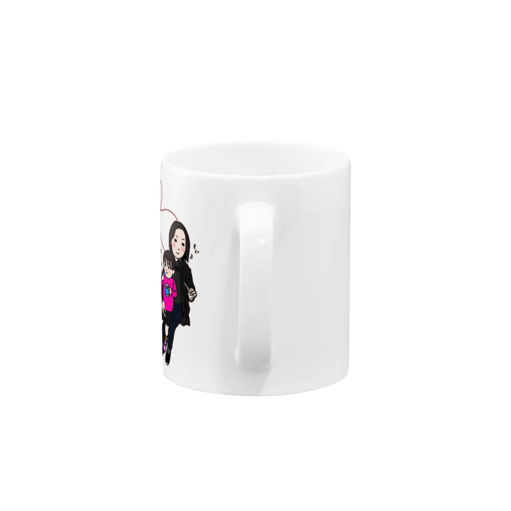 OMENYAのもぐもぐ Mug :handle