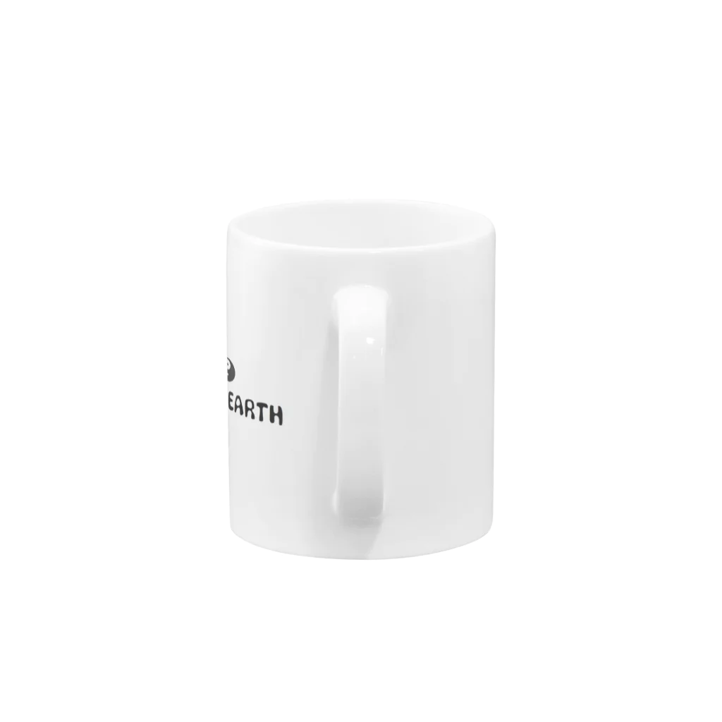 Whitemoonのフラットアース グッズ Mug :handle