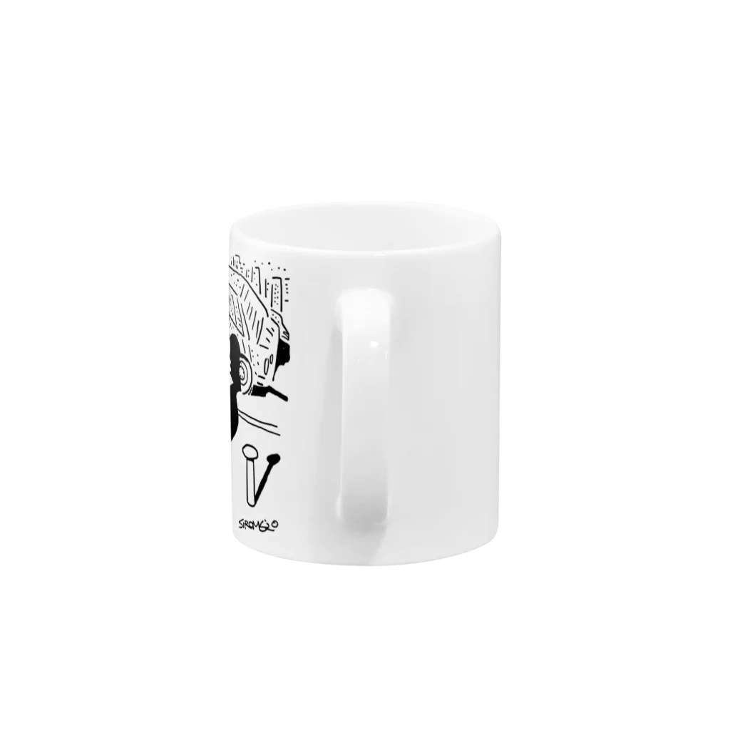 あけたらしろめのMVP.Smoke Mug :handle