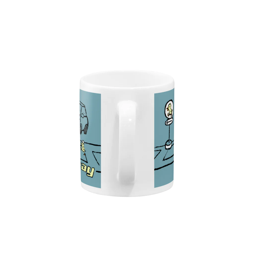 EMK SHOPSITE のthe birdway Mug :handle