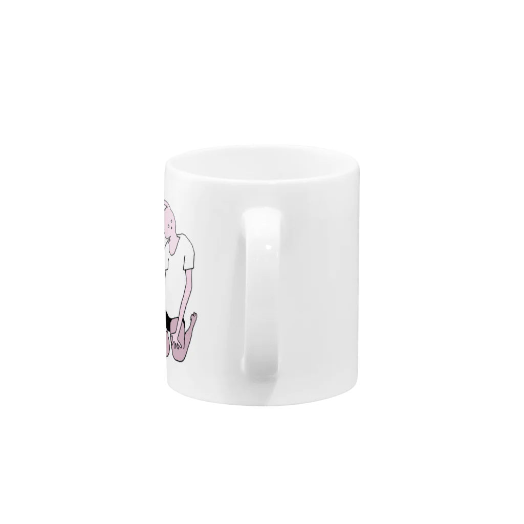 なかお まりこのブルマうさぎ Mug :handle