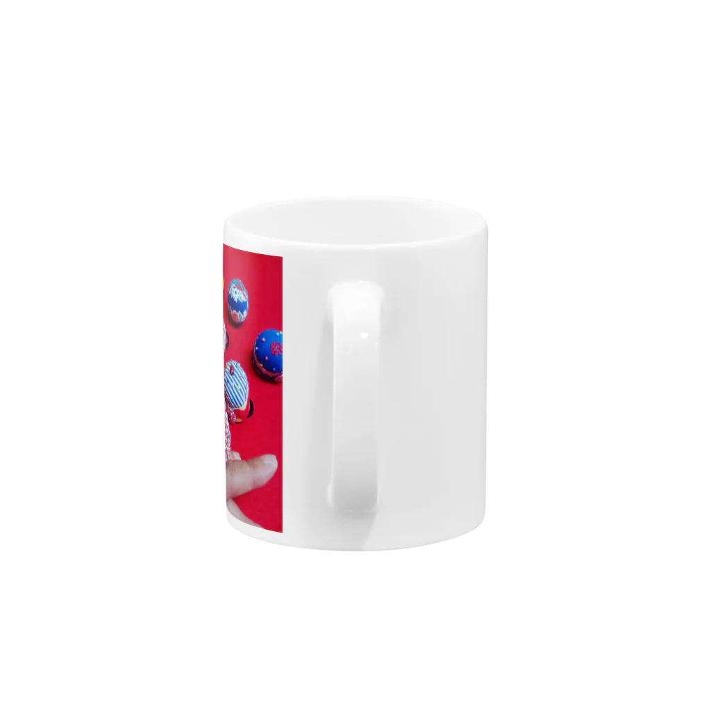 シャナナリンダのリングピンクッション便利だわ～ Mug :handle