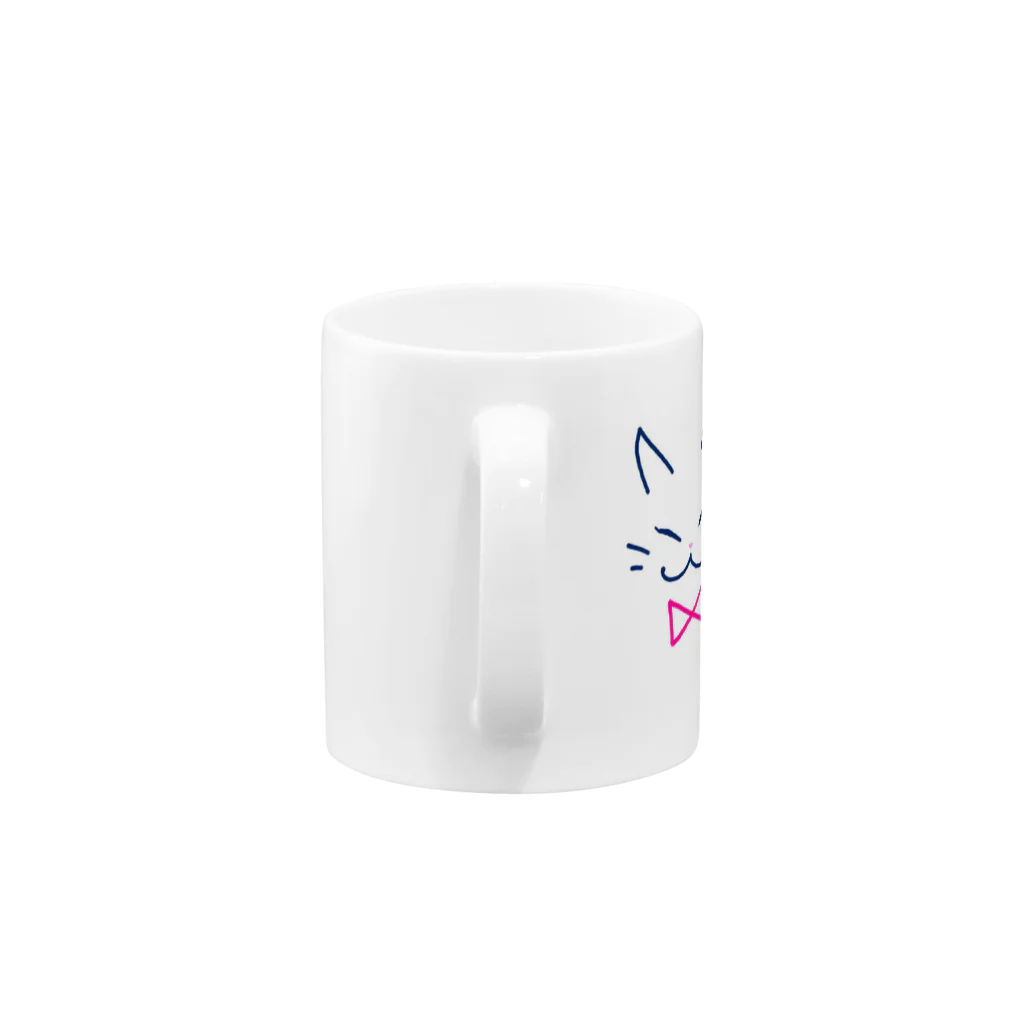 コマネコのネコ（pink） Mug :handle