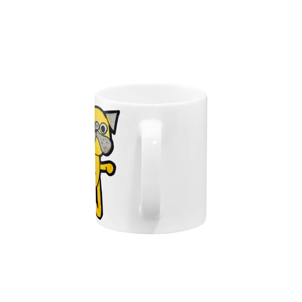 momo3momo3のおパグちゃん Mug :handle