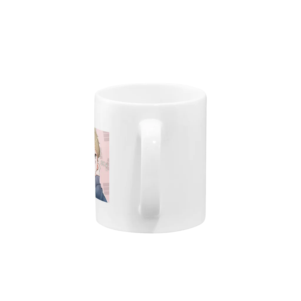 SENのマグカップ　イラストサイズ中 Mug :handle