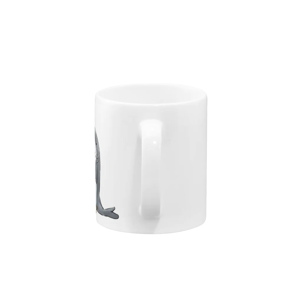 mofusandのサメ図鑑 Mug :handle