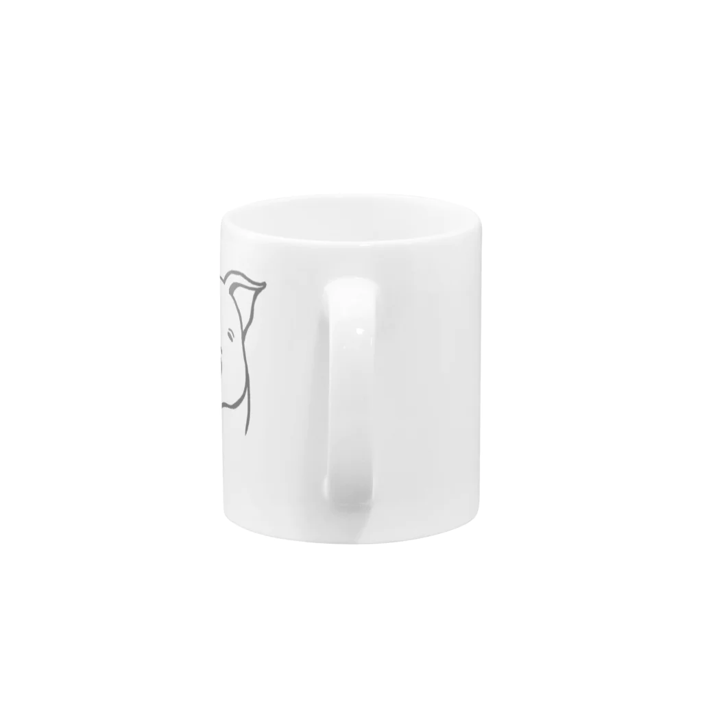 sinocoの豚野郎 Mug :handle