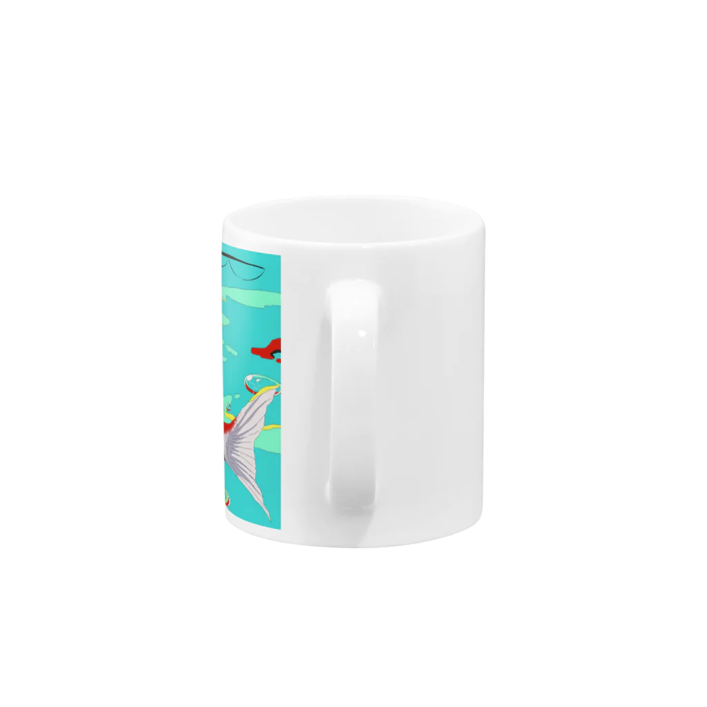 にうむの錦鯉 Mug :handle