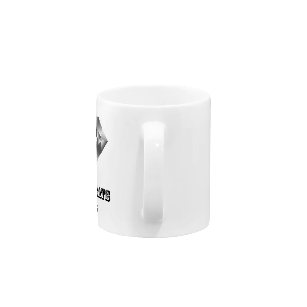 Graphicersの10000カラットのダイアモンド Mug :handle