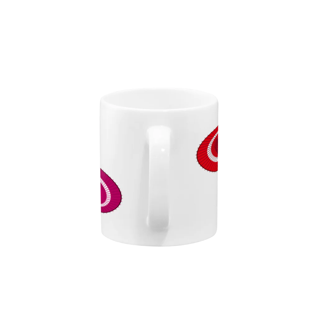 GraphicersのJapanese Parasol Mug :handle