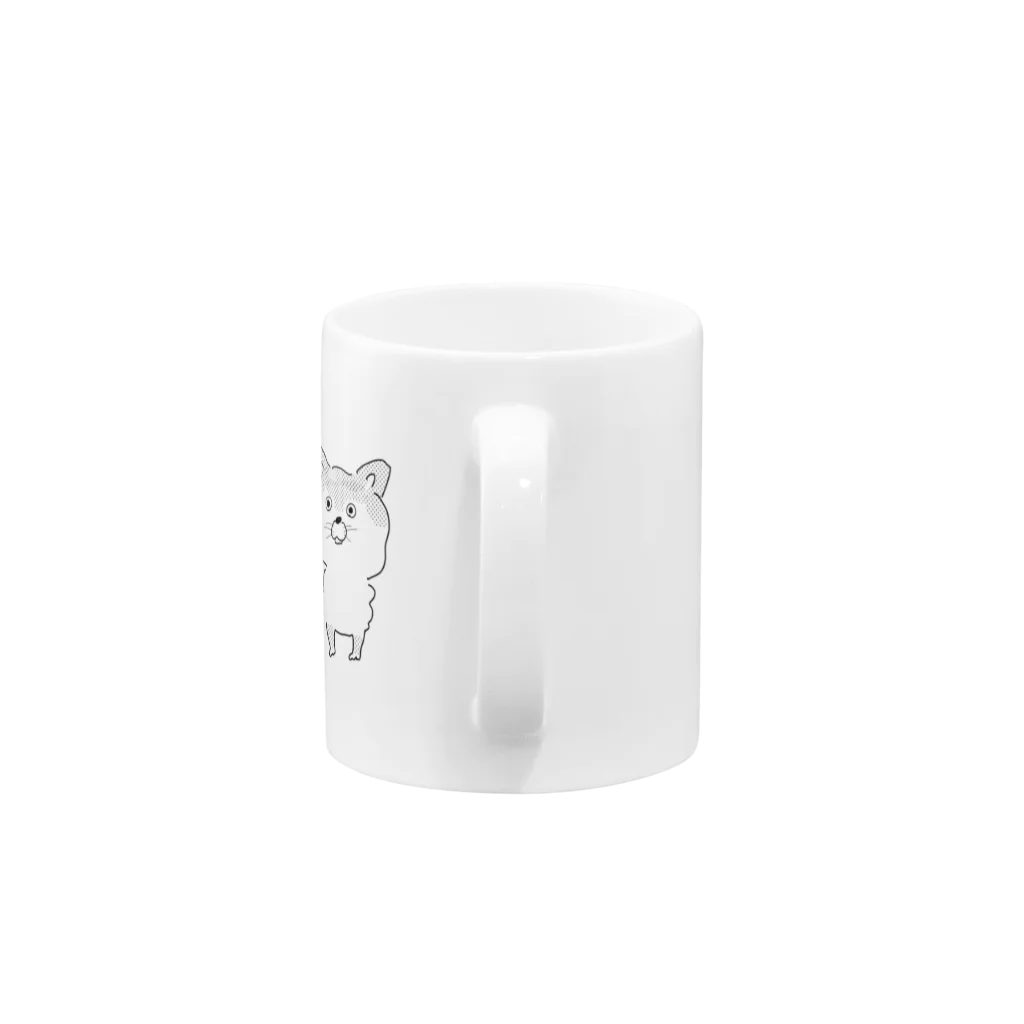 しまの二匹のかわいーチワワちゃん Mug :handle