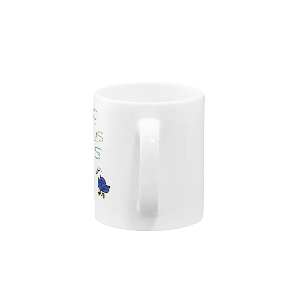 face2525のジーザスワニくん Mug :handle