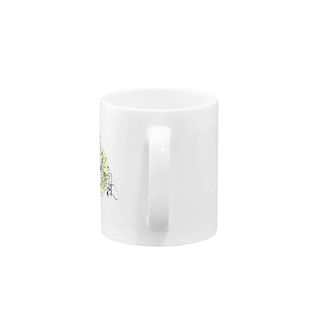 meme_shopのmemeくん Mug :handle