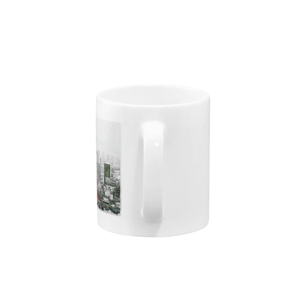 猿猫堂のTECHNOPOLIS_TOKIO Mug :handle