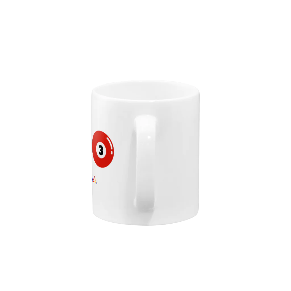 PaP➡︎Poco.a.PocoのAddition in Billiards Mug :handle