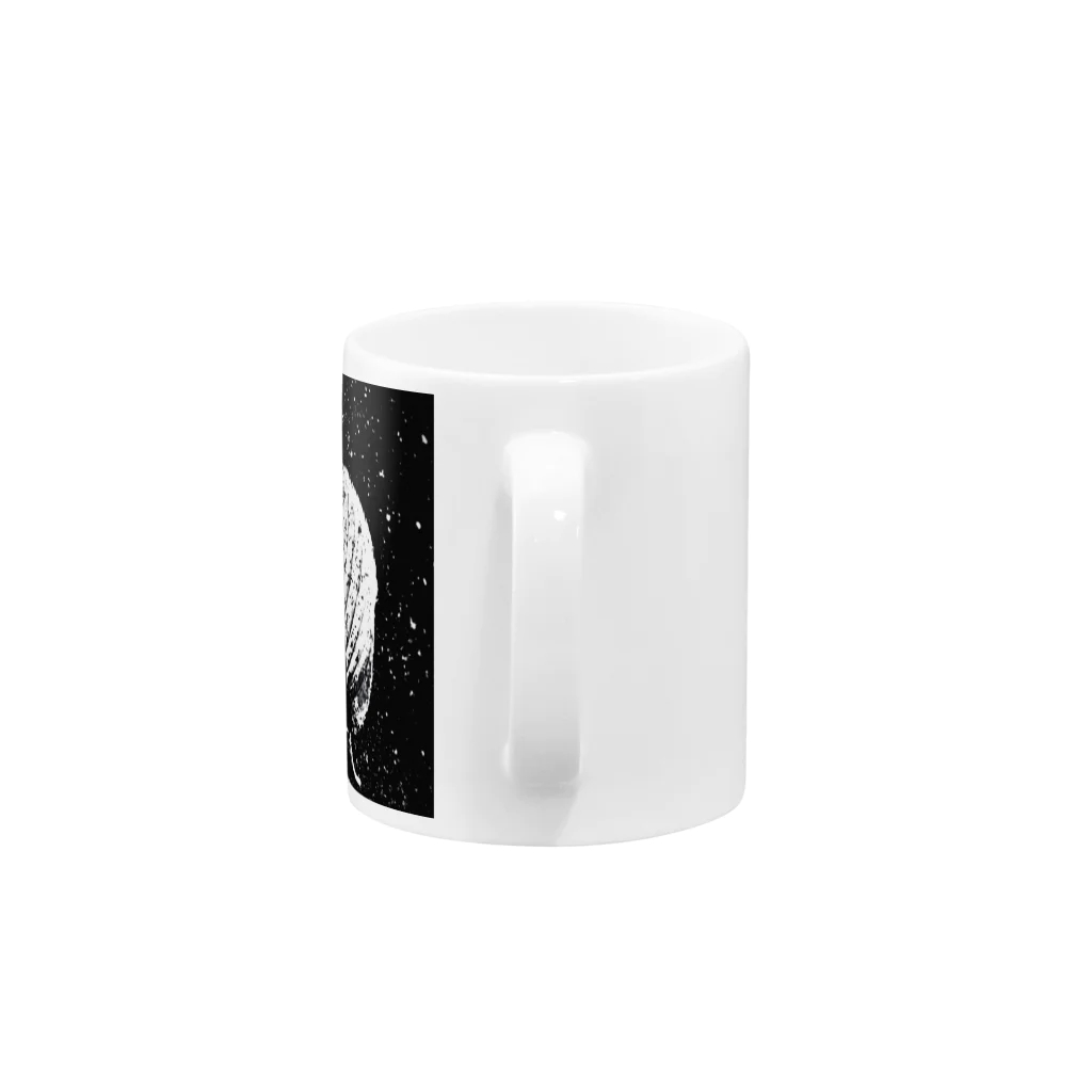 Gohanの星の中の葉っぱ Mug :handle