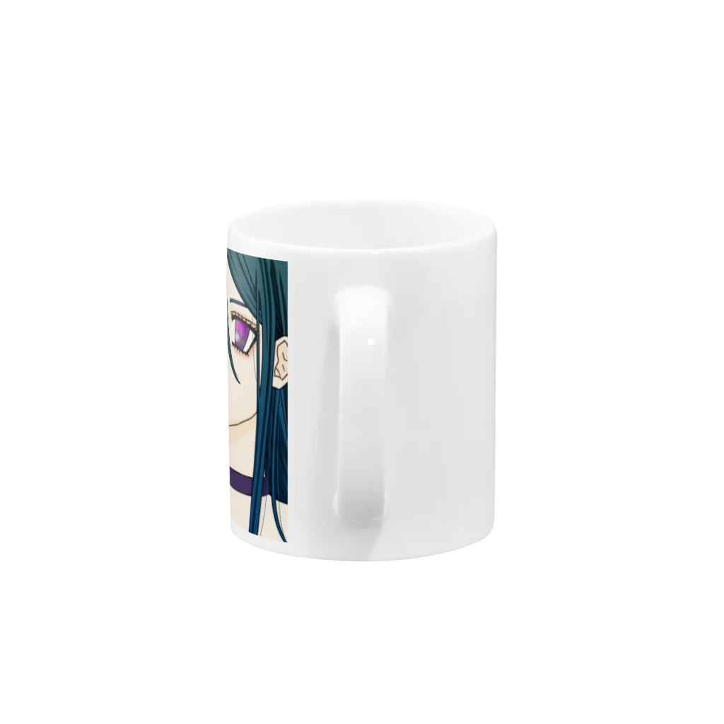 ガールズルームのクールタバコ女子 Mug :handle