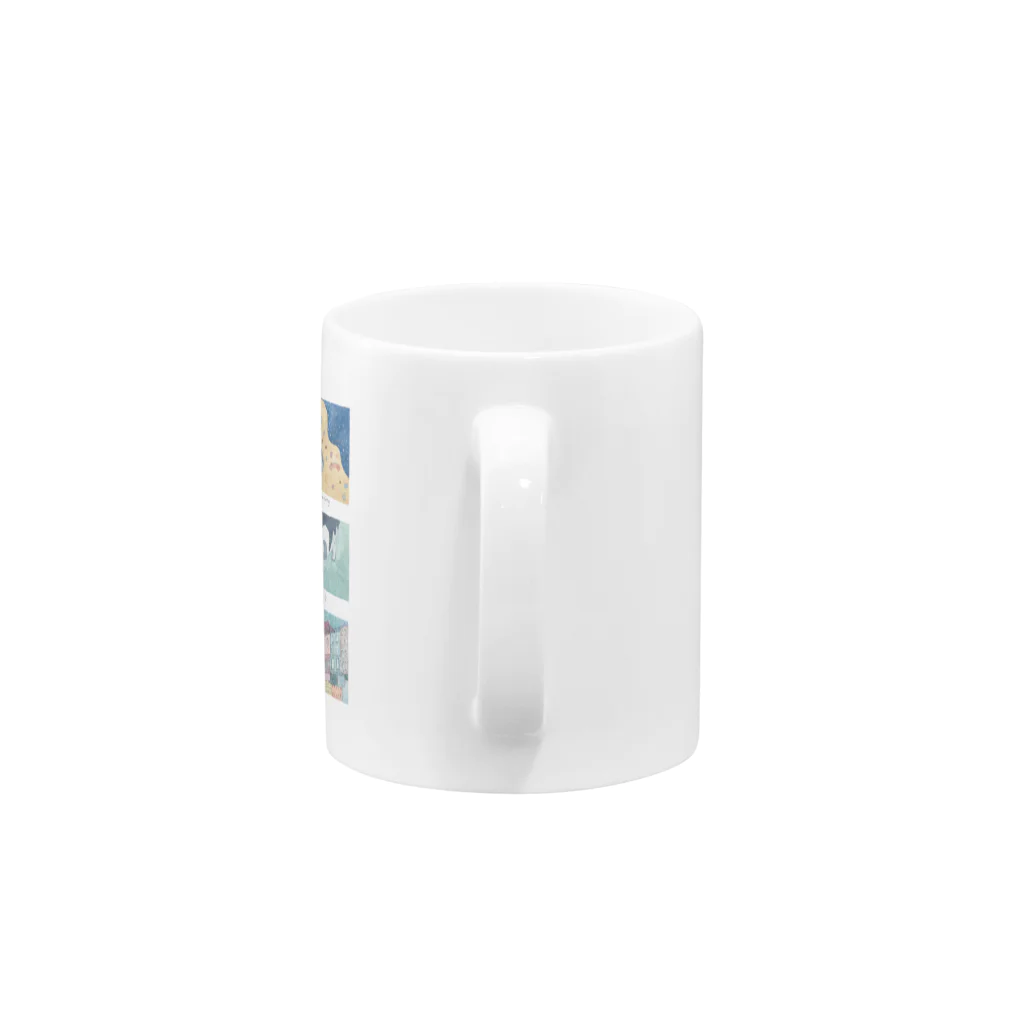 Mmmmのおはよう Mug :handle