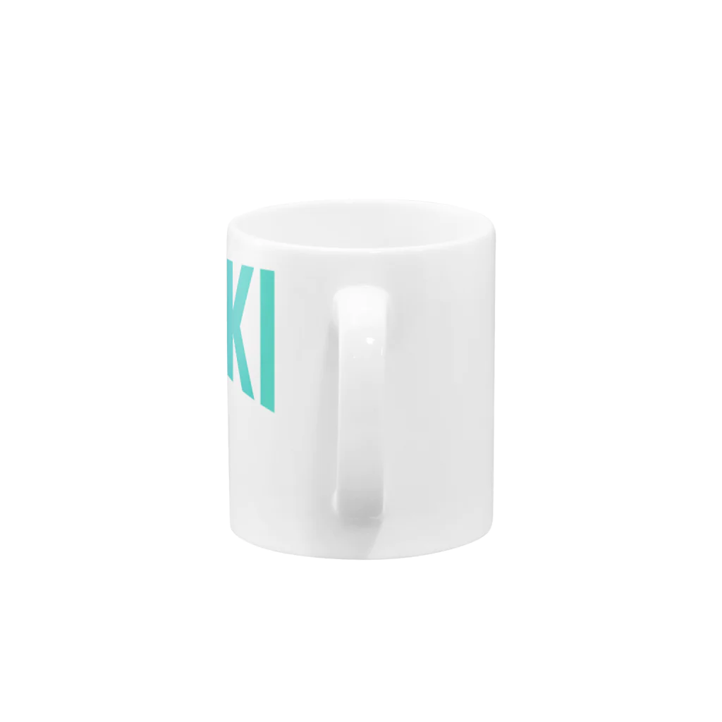 JIMOTOE Wear Local Japanの川崎市 KAWASAKI CITY Mug :handle