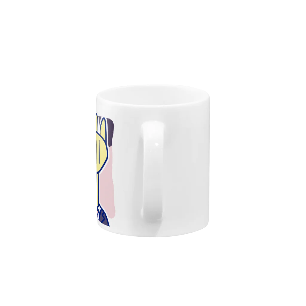 くろさわの令和のきつねくん Mug :handle