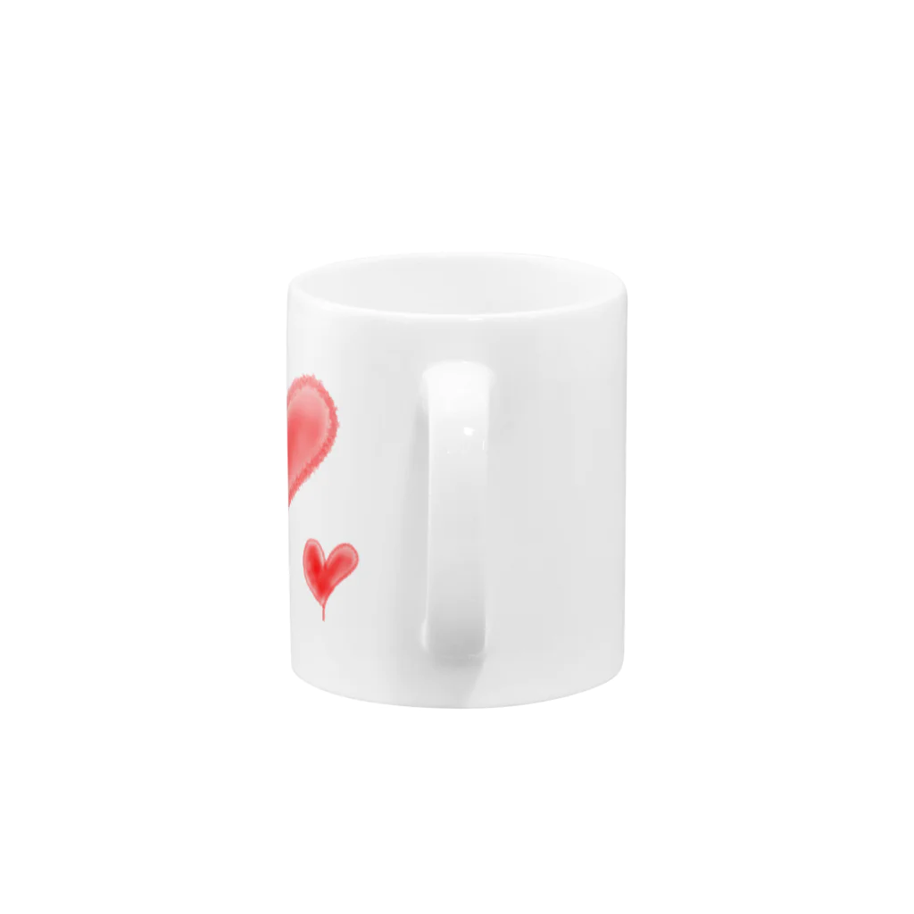 すきなものやのHeart×3 Mug :handle